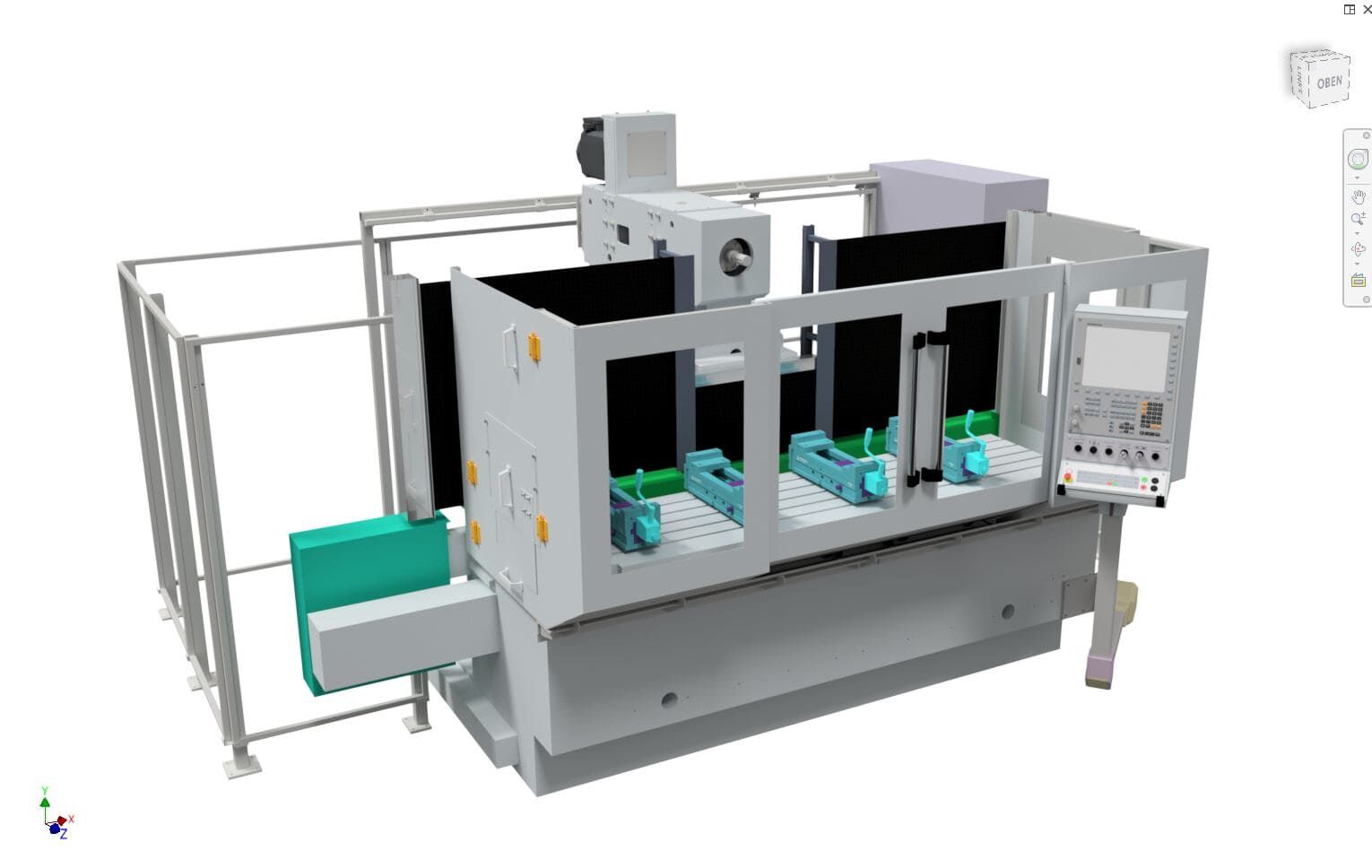 Retrofit Modernisierung einer Reckermann Fräsmaschine